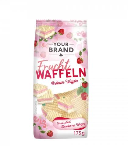 Fruchtwaffeln Erdbeer